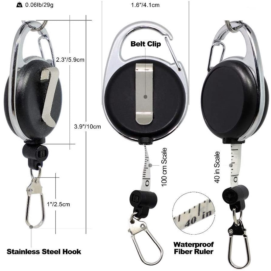 Tang Knot Pancing Serbaguna 4in1 Trimming Tool Fishing Pliers Line Scissors - J1352 - Black/Silver