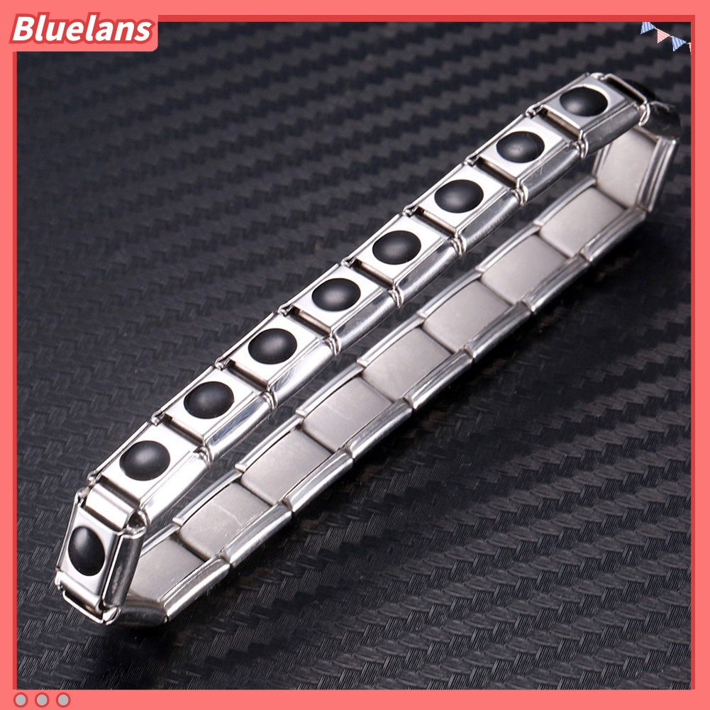 Bluelans Unisex Tourmaline Magnetic Energy Balance Bracelet Slimming Bangle Health Care