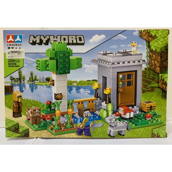 Minecraft My World Set Village Ranch - Village Ranch 200 PC Best Seller