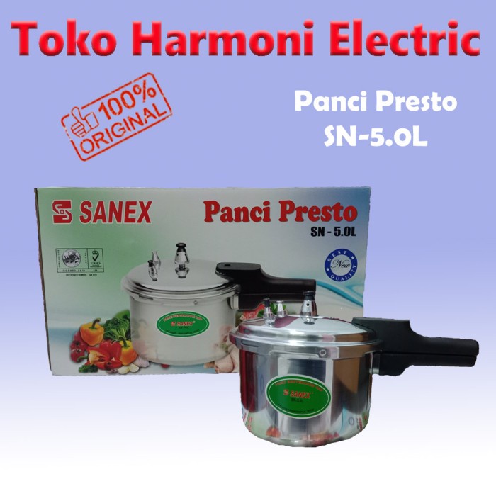 Presto Panci Presto 5 Liter Sanex Stainless