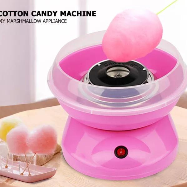 Murah Mesin Gulali Mini Electric Cotton Candy Floss Maker Alat Pembuat Permen Kapas