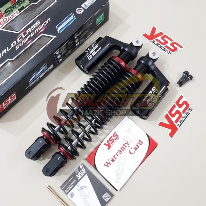 Shock YSS G Sport Smooth Black Red Series 390mm Shockbreaker Honda ADV 150 160