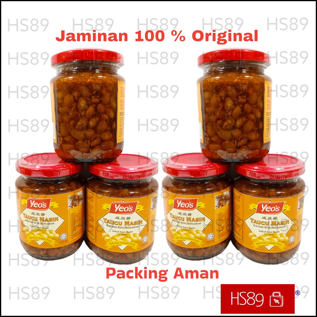 

Tauco Yeos Malaysia 250 gr - Tauco Asin - Taucu Masin - Salted Soya Beans