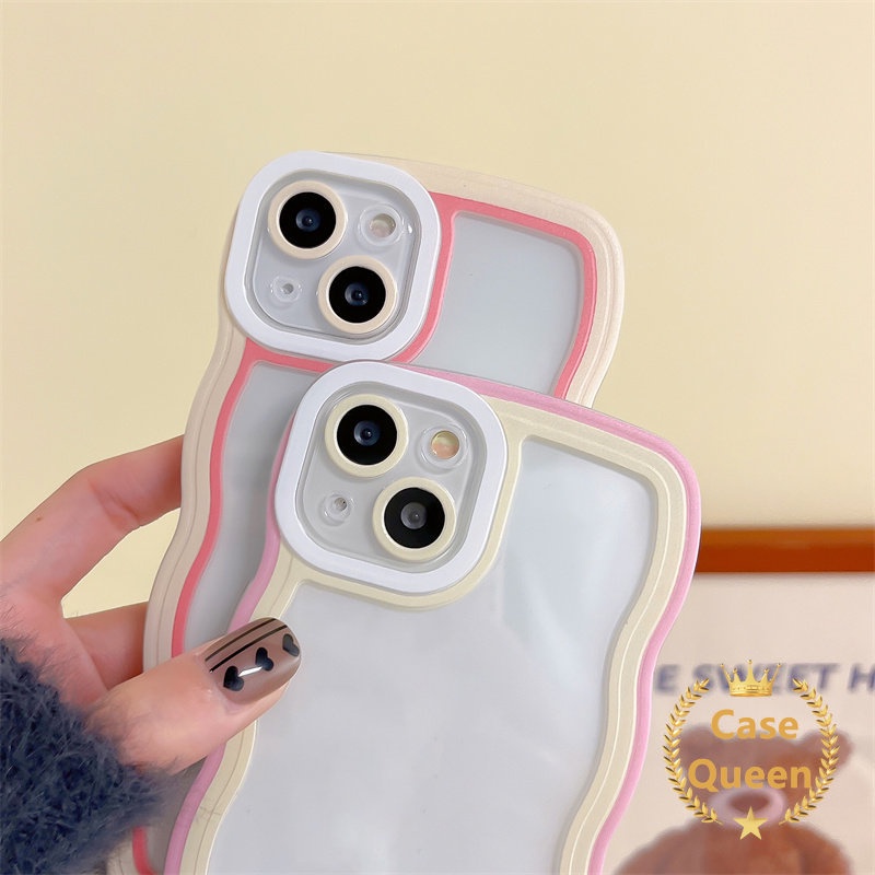 Soft Case Transparan Warna Macaron Untuk iPhone 7 8 6 6S Plus 11 12 13 14 Pro MAX X XR XS MAX SE 2020