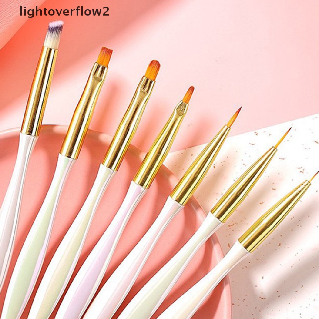 (lightoverflow2) 1pc Pen Gambar Garis 3D Untuk Nail Art / Manicure