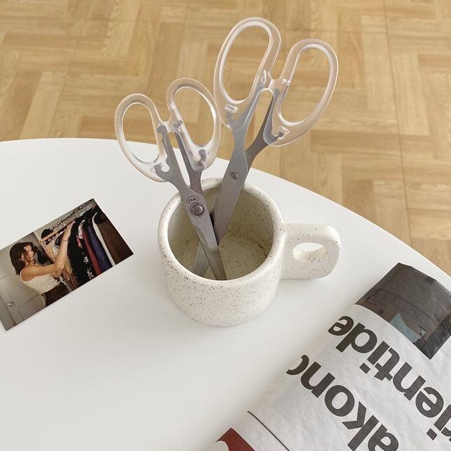 

Hadir Gunting Kertas Transparan Aesthetic Muji Style Scrapbook Scissors Bergaransi