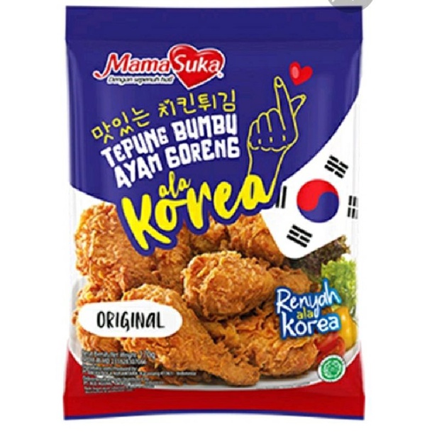 

MAMA SUKA TEPUNG BUMBU AYAM GORENG ALA KORE ORIGINAL 170 gram