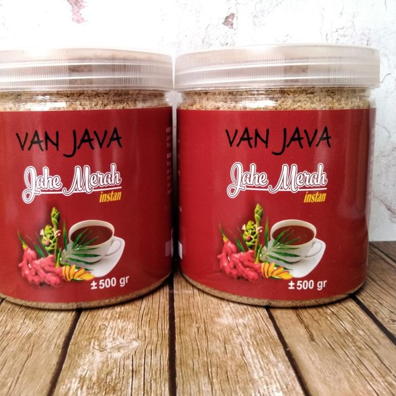 

✨COD✨ Jahe Merah Bubuk Instan VAN JAVA 500 Gram 