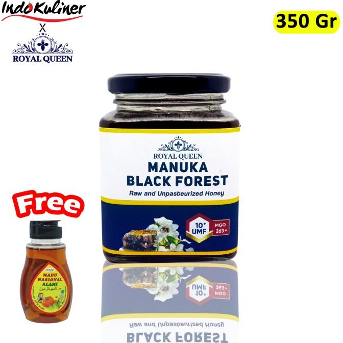 

[COD] Madu Manuka UMF 10+ Plus Black Forest Honey Blend Royal Queen 350 Gram [COD]