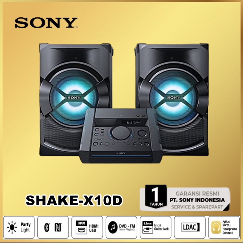 Sony SHAKE-X10D X10 D High Power Home Audio System Bluetooth Speaker