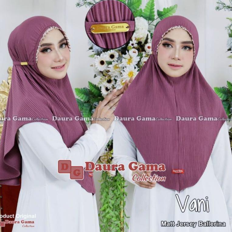 ORI DG HIJAB KHIMAR KERUT DAHI DAURAGAMA VANI LAURA RENDA REMPEL PREMIUM ORIGINAL DAURA GAMA HIJAB B