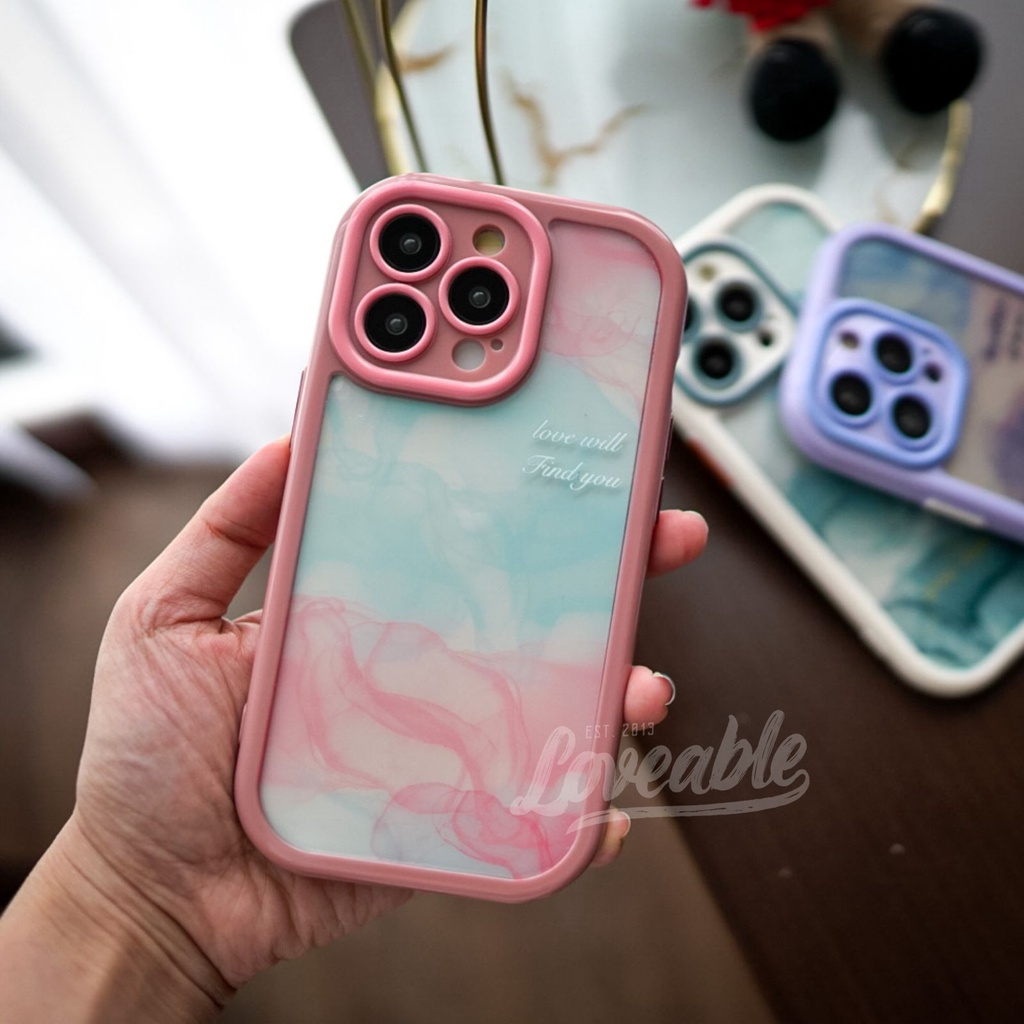 Marble bumper case for iphone x xs max xr 11 12 13 14 pro max