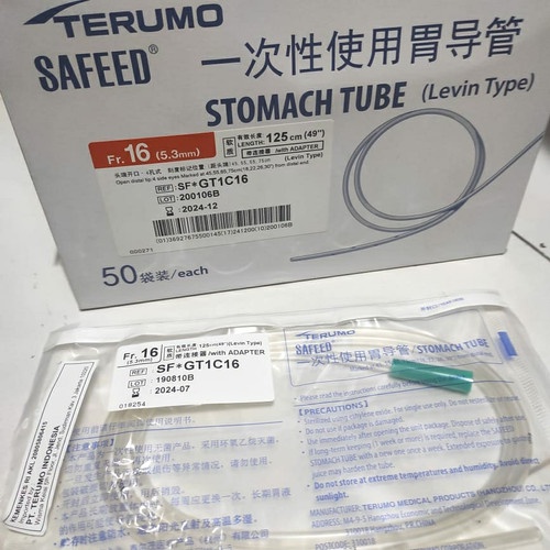 NGT Terumo Fr 16 -  Stomach Tube / NGT FR-16 Per pcs