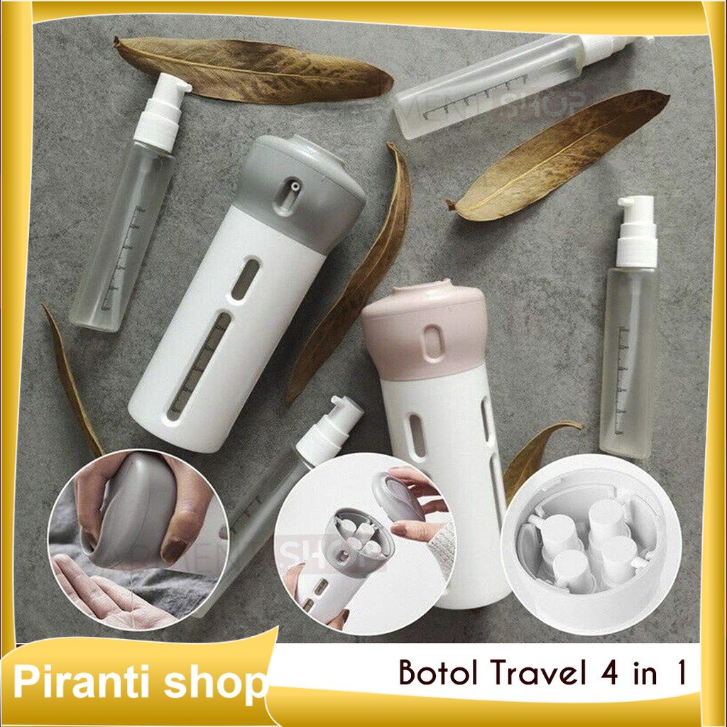 botol travel kit set 1 set travel kit bottle set botol traveling botol travel 4 in 1 botol travel ki
