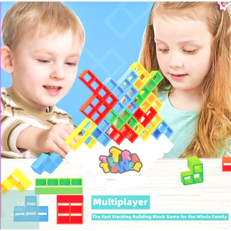 Mainan Board Game Tetra Tower Block Balance SS1561