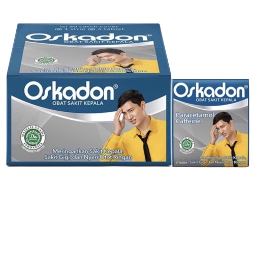 [ECER] Oskadon &amp; Oskadon SP Ecer 1 Strip Isi 4 Tablet Obat Sakit Kepala