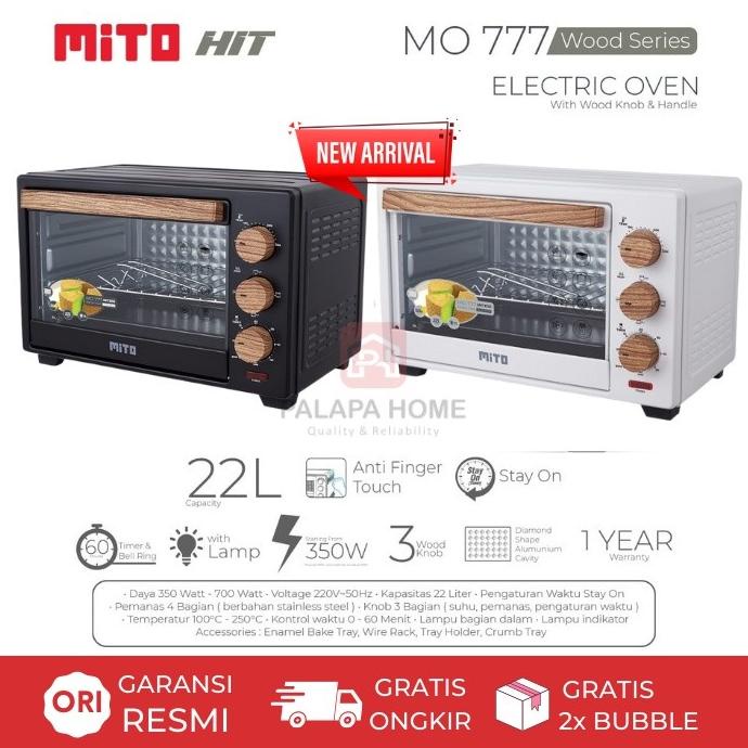 Oven Mito Mo 777 Hit 22 Liter Low Watt Ori - Open Listrik Mitochiba Jamilakesuma