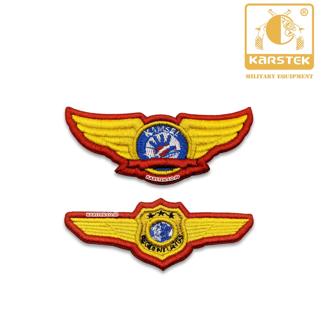 WING KAMSEL LANTAS - WING REGIDENT LANTAS - ATRIBUT PDL POLRI BORDIR - ATRIBUT PDL POLISI