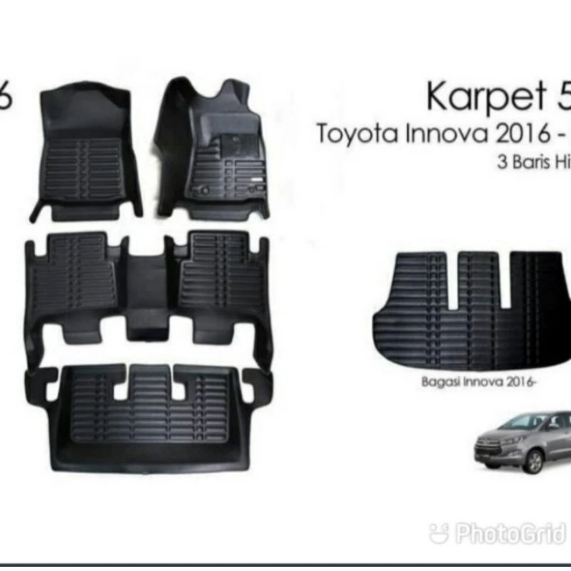 Karpet 5D all new innova reborn 2016-2022