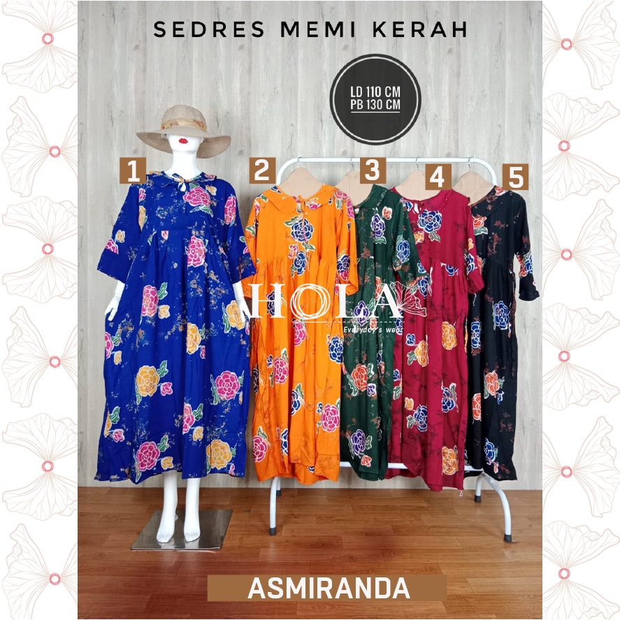 HOLA_FASH | SEKDRES GAMIS ASMIRANDA, SEKDRES BATIK , GAMIS HARIAN, GAMIS MURAH
