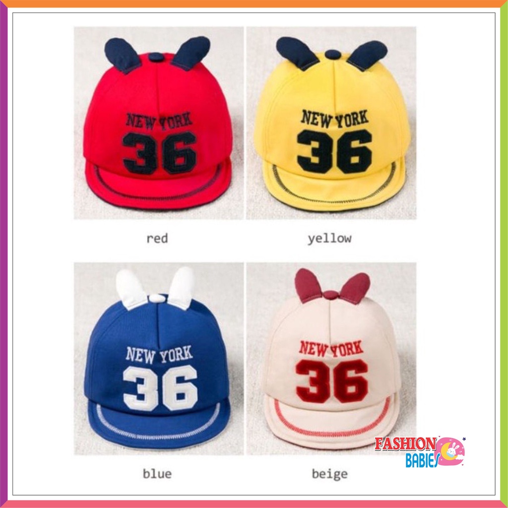 NEWYORK BASEBALL HAT 3D IMPORT | TOPI CAP IMPORT / TOPI ANAK USIA 1-4 TAHUN UNISEX