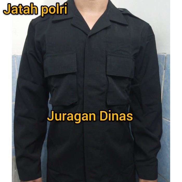 Seragam Security Baju Atasan Pdl Hitam|Coklat Jatah Polri Terbaru 2021