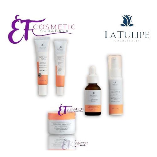 Jual LA TULIPE Lightening Series Skincare(Serum/Day gel/Night/Tinted