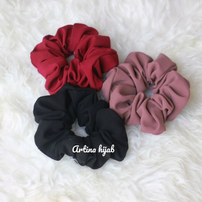 IKAT RAMBUT | SCRUNCHIE | CEPOL RAMBUT|  IKAT RAMBUT KAIN WOLFIS PREMIUM