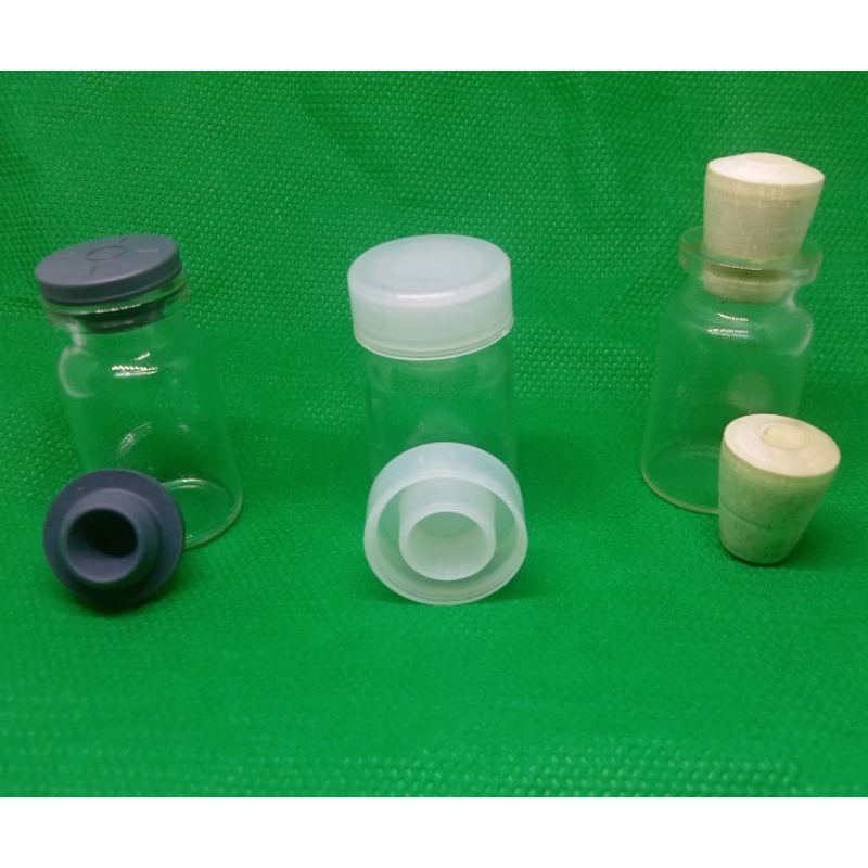 BOTOL VIAL 5ML||BOTOL KACA TUTUP KARET||BOTOL KACA TUTUP PLASTIK/DONUT||BOTOL KACA TUTUP KAYU