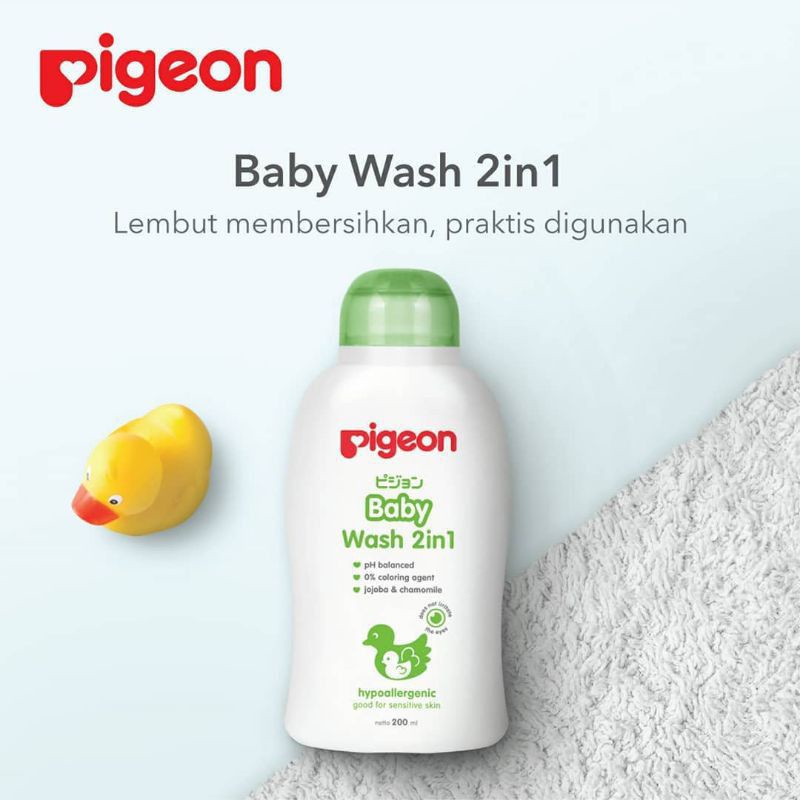 Pigeon baby wash 2in1 400 ml