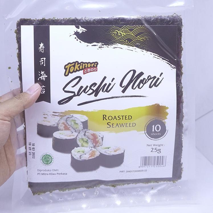 

Banyak dicari--TOKINORI SUSHI NORI ROASTED SEAWEED 23 GR 10 SHEET - SNACK RUMPUT LAUT