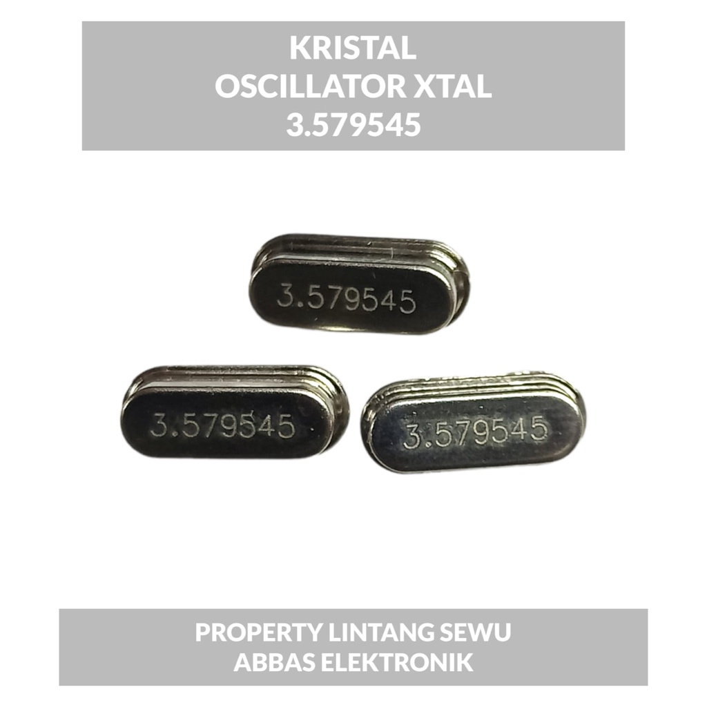 KRISTAL CRYSTAL 3.579545 OSCILLATOR XTAL 3.579545