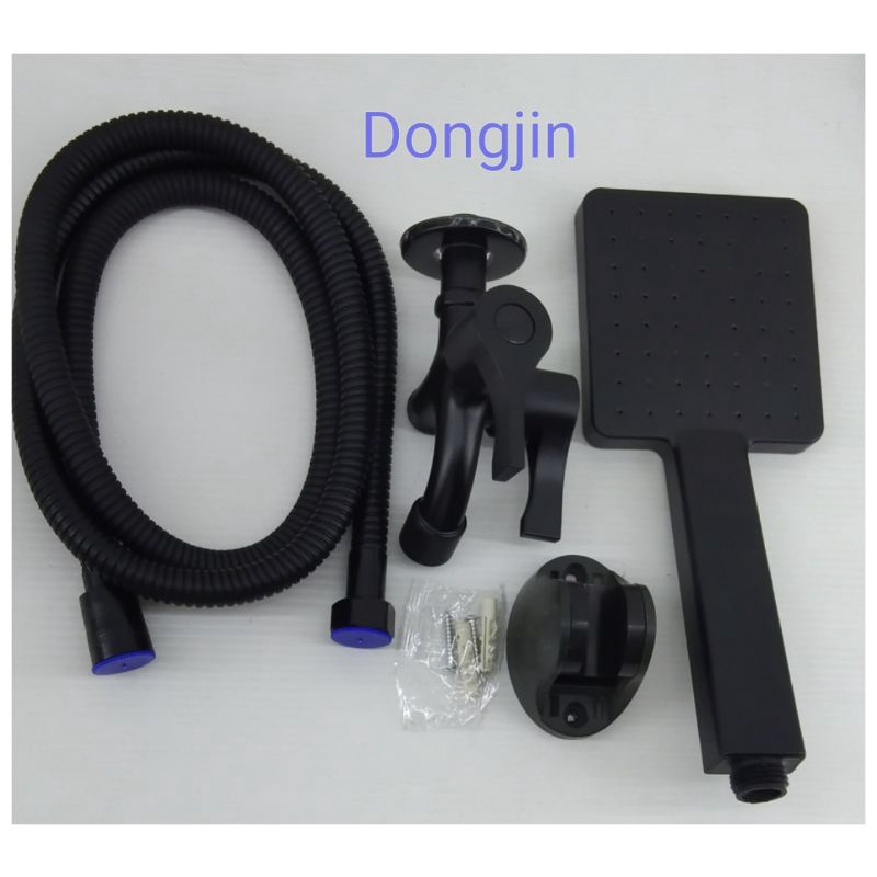 Paket Komplit Hand Shower Set hitam /Paket Shower Mandi