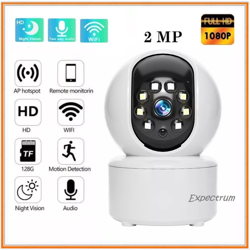 Smart IP Camera V380 HD1080P Wireless Mini IPCAM CCTV