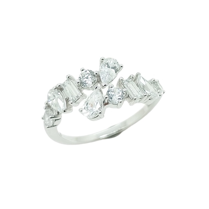 Cincin Whitegold Crystal Collection RI221051 SDW Gold 755 18K