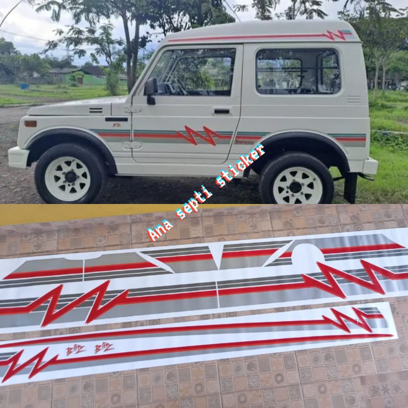 List body stiker Katana Blitz / list body stiker katana blitz / katana blits body stiker