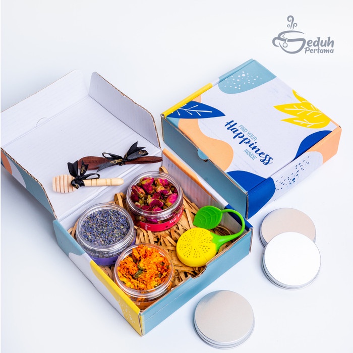 

[COD] HAMPERS Flower Tea - Happiness Special Edition - JAR