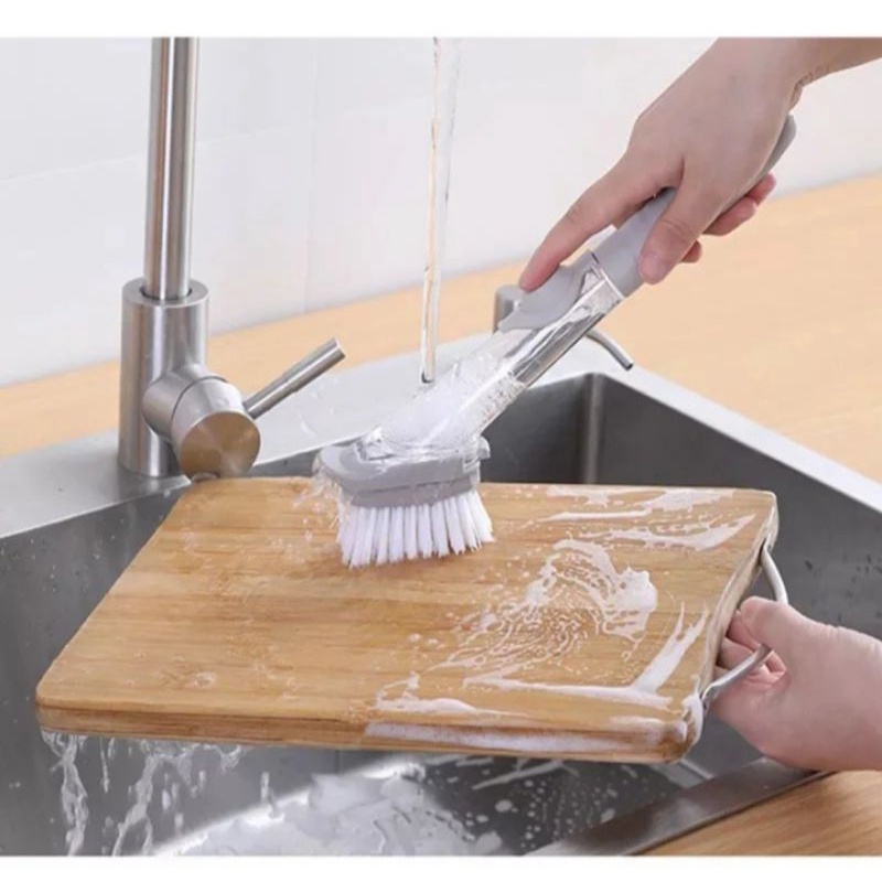 Sikat Tongkat Cuci Piring Panci dispenser