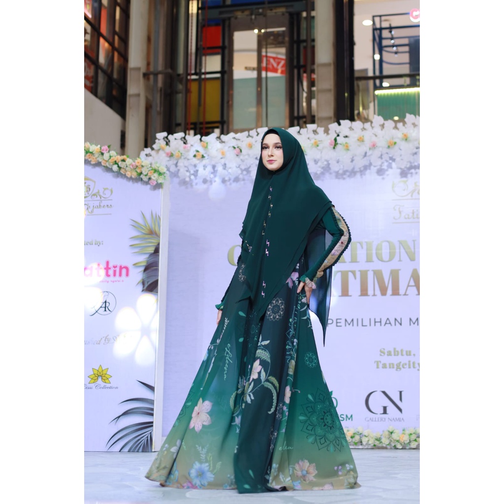 Kamalia Set Series Syari Original By Eldeena / DRESS WANITA TERBARU/BAJU MUSLIM WANITA KEKINIAN/GAMI