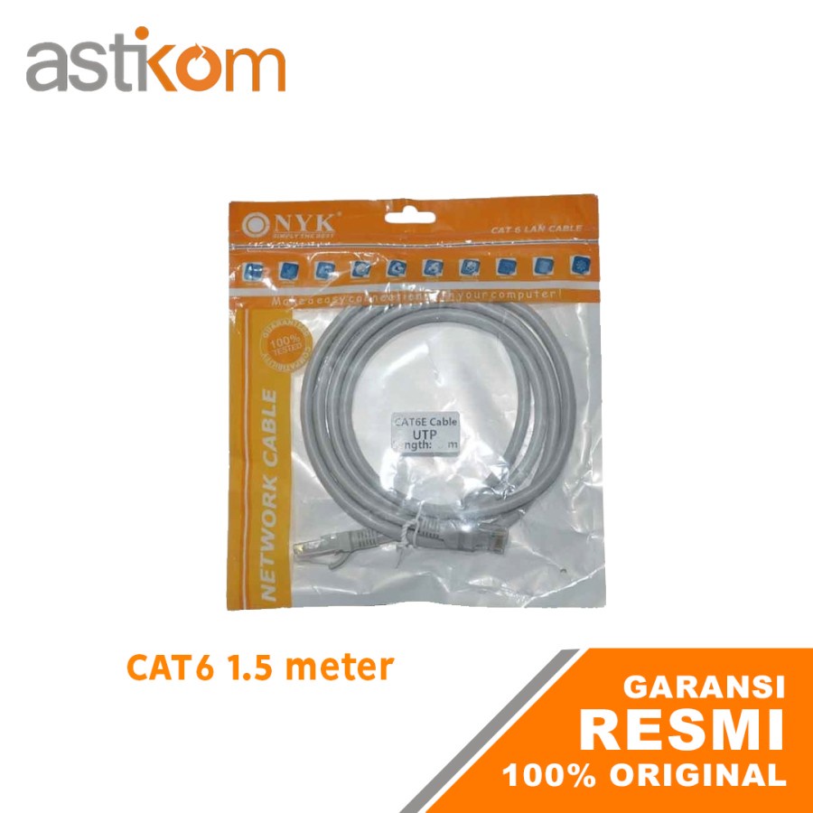 Kabel LAN NYK CAT6 1,5 meter | By Astikom