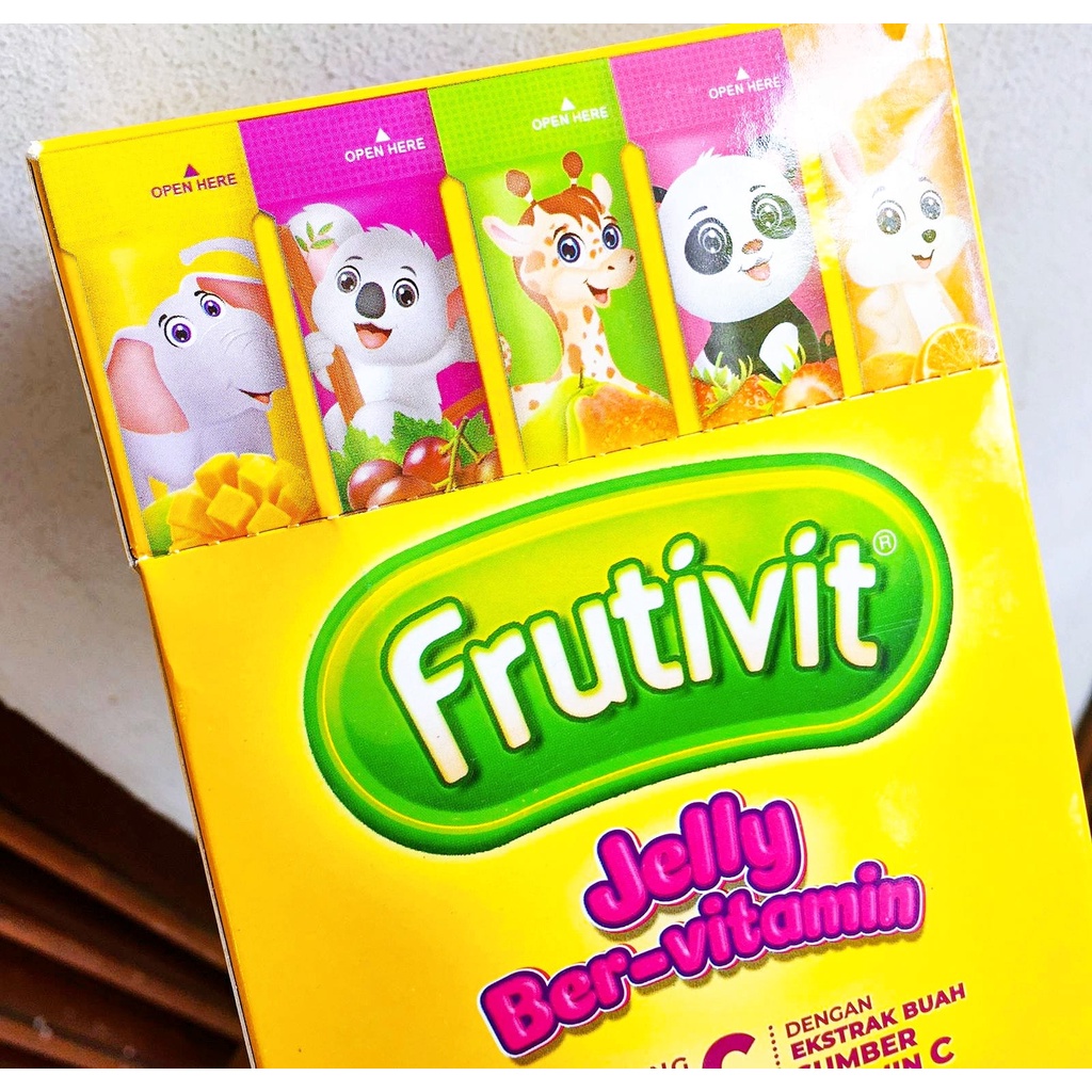 

Frutivit Jelly Ber-Vitamin dari MAYORA - Ekstrak Buah Vitamin C dan B