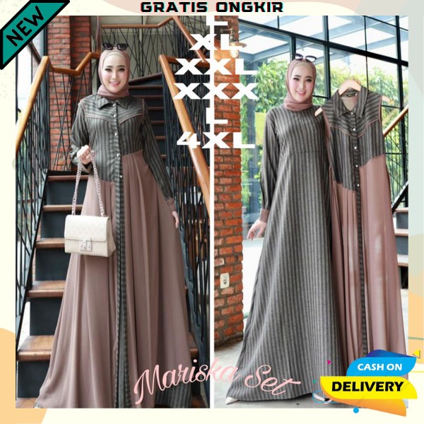 Baju Gamis Terbaru Wanita Kekinian 2023 Budju Games Terfavorit Anak Remaja Gmis Fashion Muslim Perem