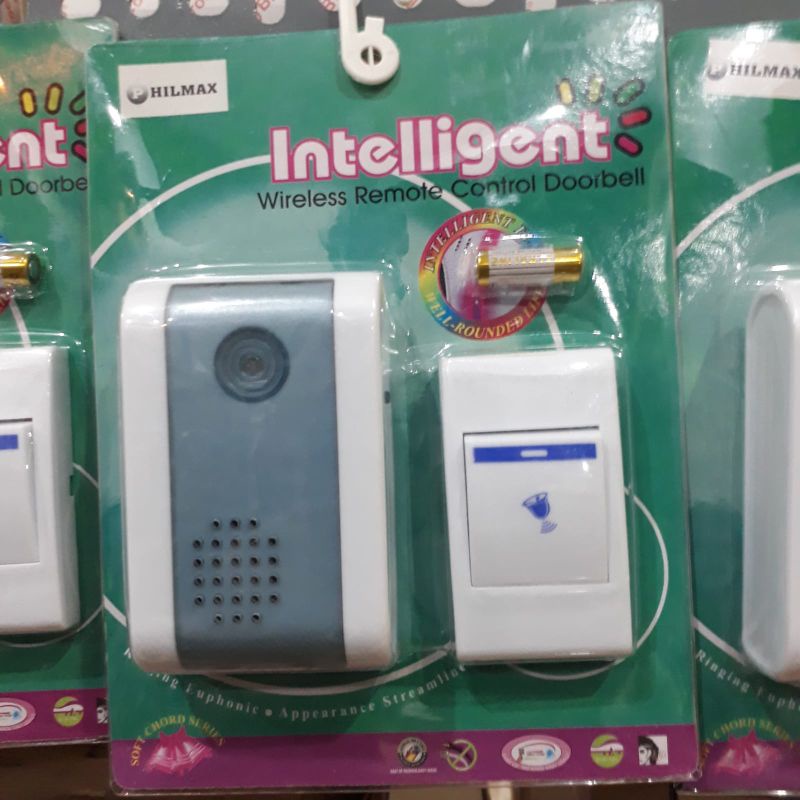 Bel Pintu Rumah PHILMAX Bell Listrik Wireless Tanpa Kabel