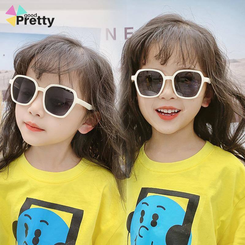 Kacamata Anak Trend Fashion Keren Silikon Tabir Surya Perlindungan UV Kacamata Perempuan Anak Laki-laki - PD