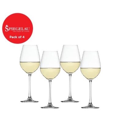 SPIEGELAU SALUTE WHITE WINE GLASS SET/4
