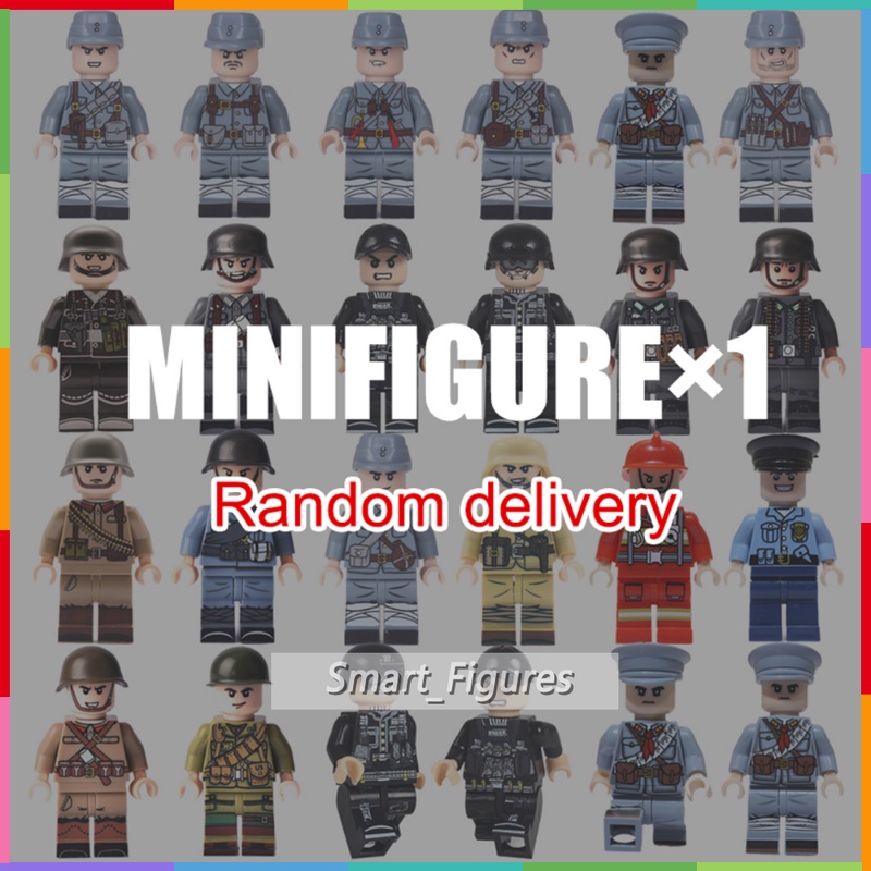 Mainan Mini Figures Blok Bangunan Partikel Kecil Acak