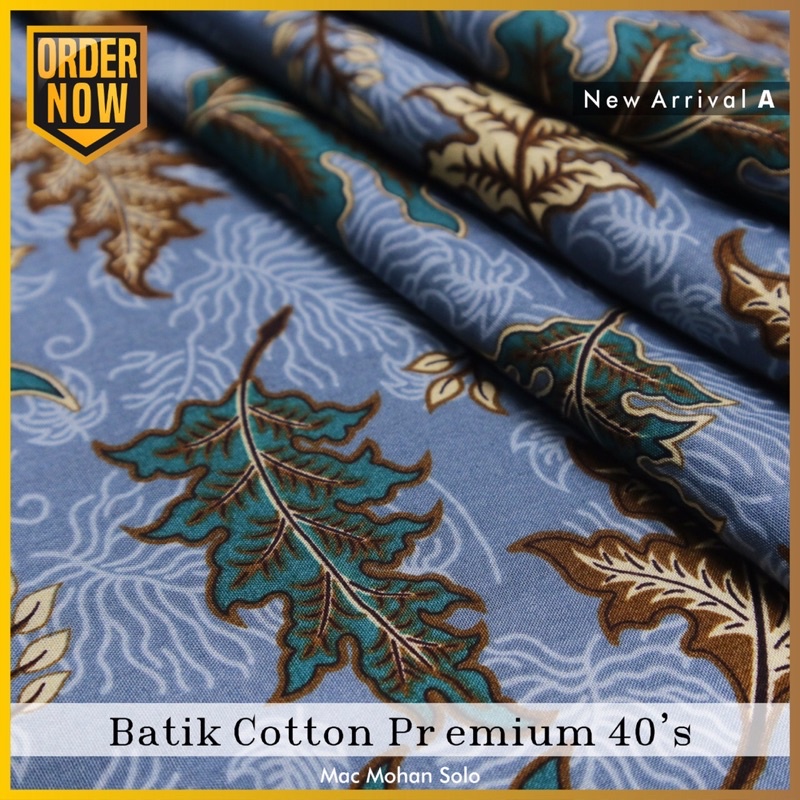 [NEW ARRIVAL] KAIN BATIK COTTON PREMIUM 40’s NEW DESIGN KUALITAS HQ BAHAN BATIK KATUN PRINT TERMURAH PER 0.5M UNTUK KEMEJA SARIMBITAM GAMIS BAHAWAN KEBAYA ROK BY MACMOHAN