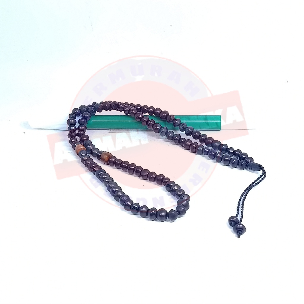 kalung tasbih kokka kaukah wajik hitam