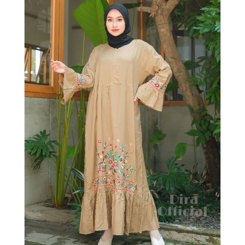 4.4 DASTER BORDIR Khas TASIK | DASTER GAMIS BORDIR PREMIUN RAYON JUMBO | DASTER BUSUI FRIENDLY COD