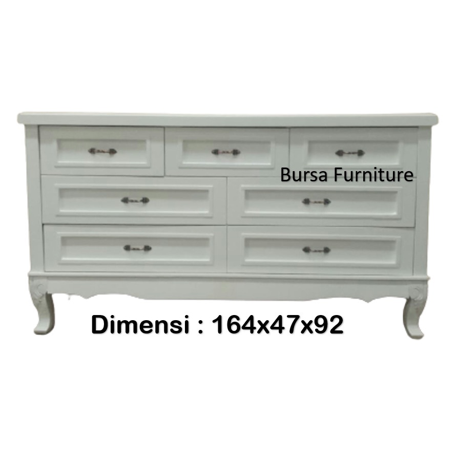 Meja tv minimalis putih / bufet tv klasik / bufet tv putih